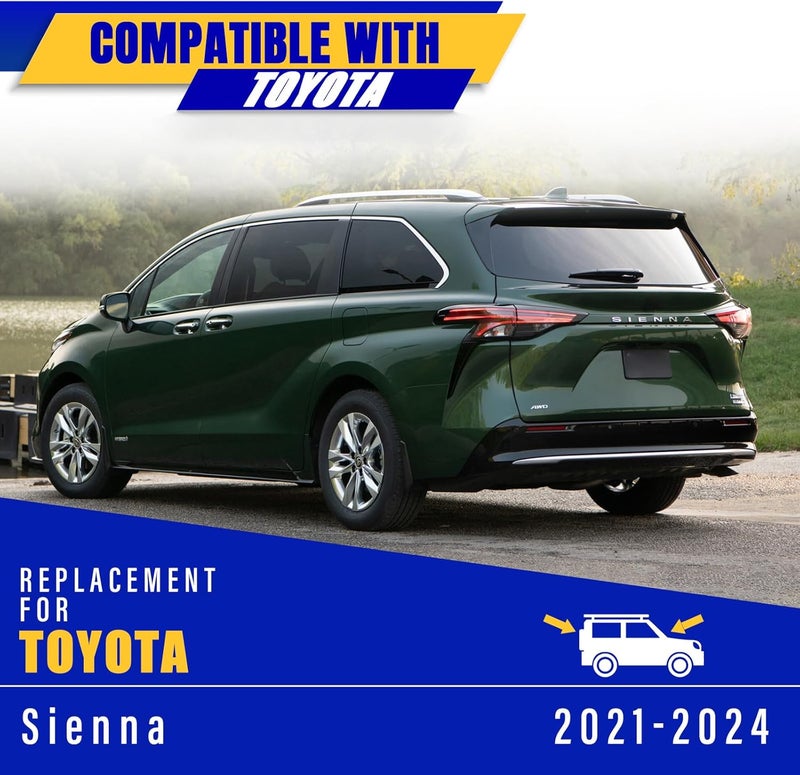 Rooppa 3 wipers Replacement for 2021-2024 Toyota Sienna, Windshield Wiper Blades Original Equipment Replacement - 26"/20"/12" (Set of 3) U/J HOOK - Image 5